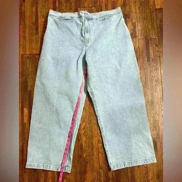 MADEWELL The Emmett Wide-Leg Crop Jean: Welt Pocket Edition in Kieran Wash - Picture 9 of 16